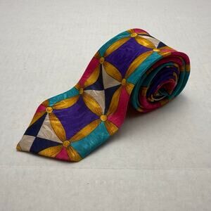 Colorful Neck Tie Colorful Nautical Deco Ties By Mary Delle Geometric Abstract